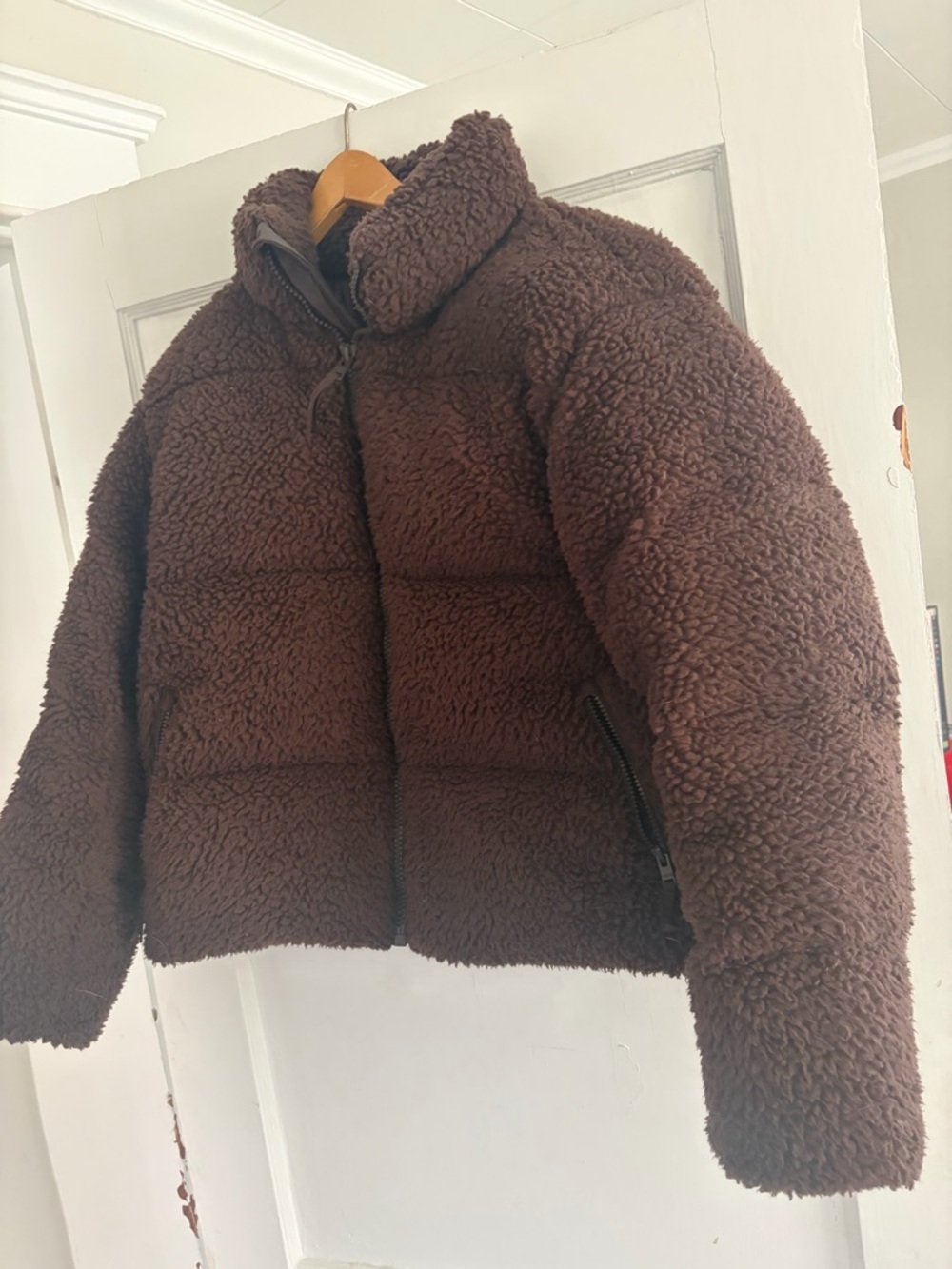 Arizona TNA Brown Sherpa Mega puff puffer